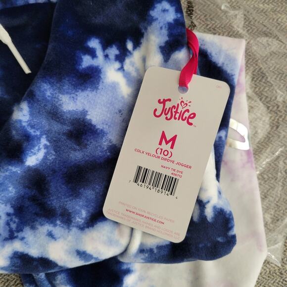 Justice Collection X tie dye joggers size M - Picture 7 of 9
